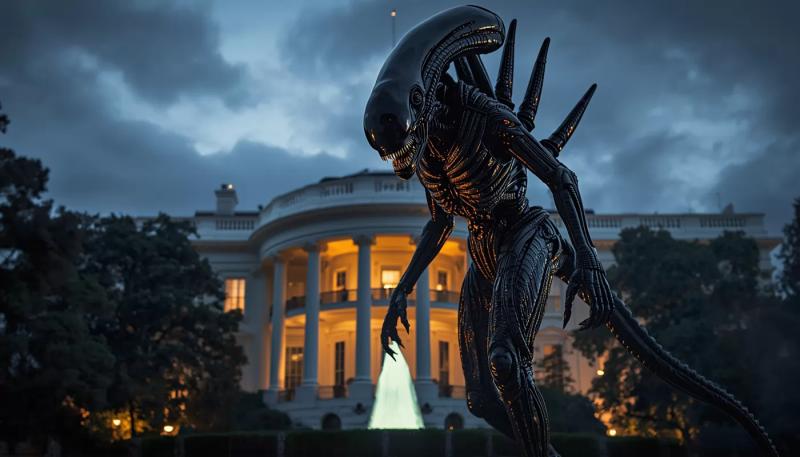 Белый дом зарегистрировал домен "Чужой"